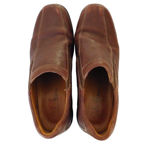 Cole‎ Haan Tucker Mens Venetian leather brown Slip-On Loafers Size 8 M C07383 main image 4